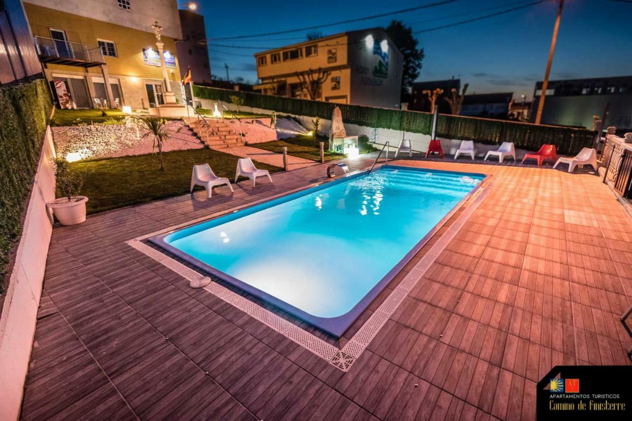 Hostel Camino De Finisterre Mazaricos ภายนอก รูปภาพ